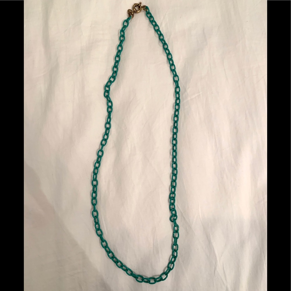 Jcrew Turquoise Chain Necklce